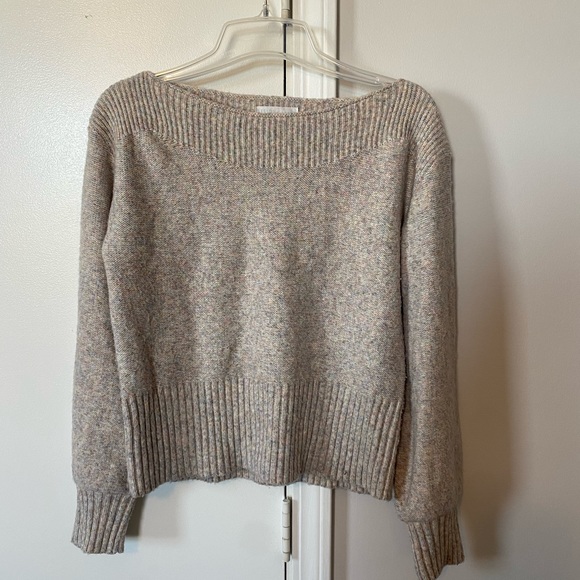 Design History multi-colored speckled wide neck cropped sweater size women's xs - Picture 4 of 7